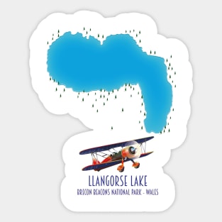 Llangorse Lake Wales Sticker